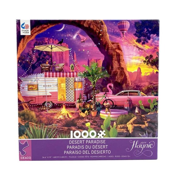 Ceaco | Jigsaw Puzzle: Desert Paradise  | 26.6" x 19" | 1000 Pieces **NEW - Picture 1 of 3